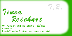 timea reichart business card